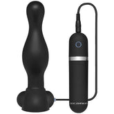 Doc Johnson Platinum The Delight Vibrating Anal Plug Black Anal Vibrators